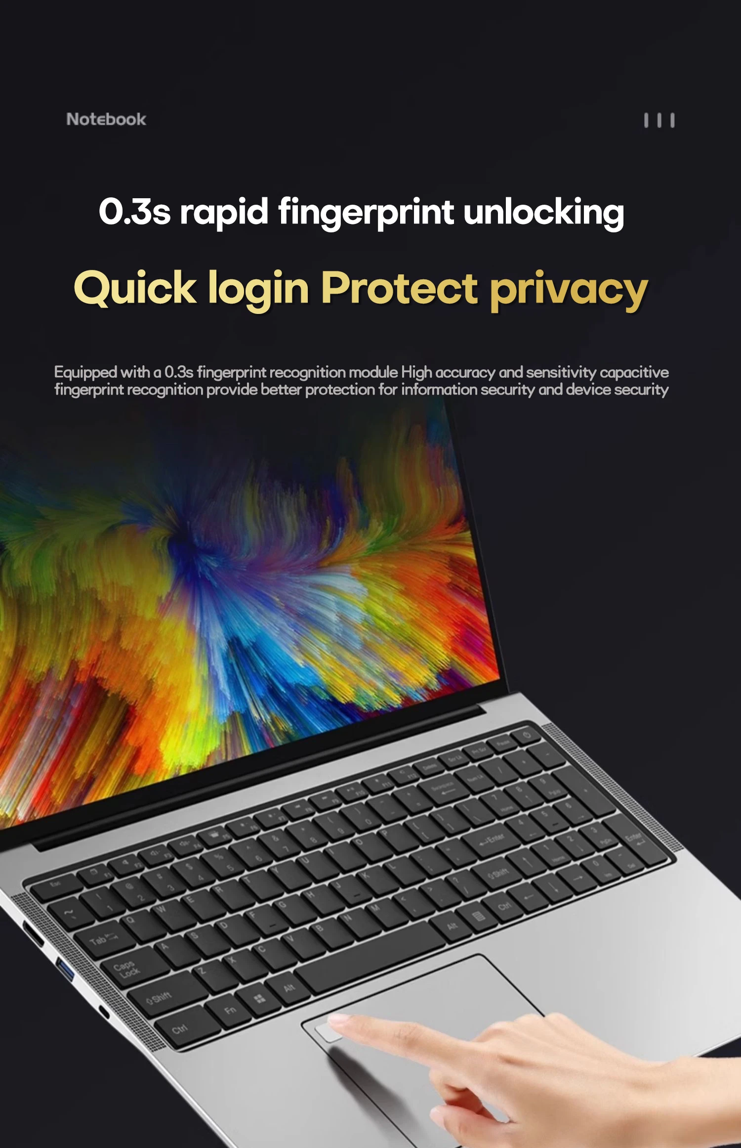 Xiaman 17.3 inch Intel Pentium Gold 6500Y Laptop Computer Windows 11 Pro 16Gb RAM 512GB SSD Portable Notebook Pc Backlight Office Study Laptops