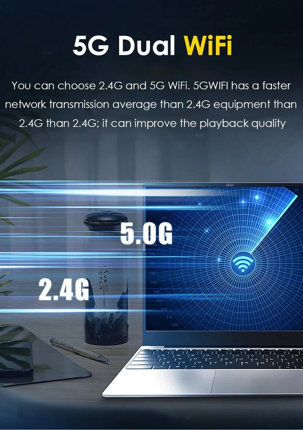 FUCHU 14.1'' NEW Laptop Computer 16GB DDR4 1TB 2TB SSD Intel I3-6100U Portable Notebook Windows 11 Laptops Office Study Game PC