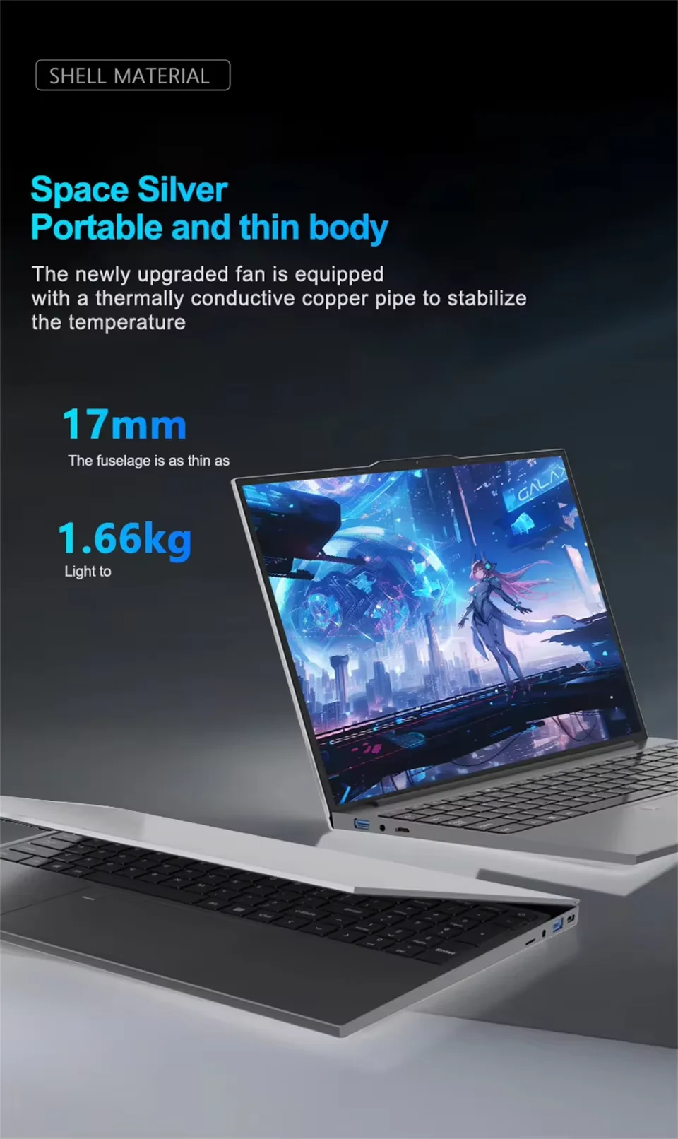 FUCHU 2026 Hotselling Fingerprint Unlock Backlit Keyboard 15.6 Inch Laptop Computer 16GB DDR3 RAM 1TB 2TB SSD Intel I3-6006U Notebook Windows 11 Laptops Office Study Game PC