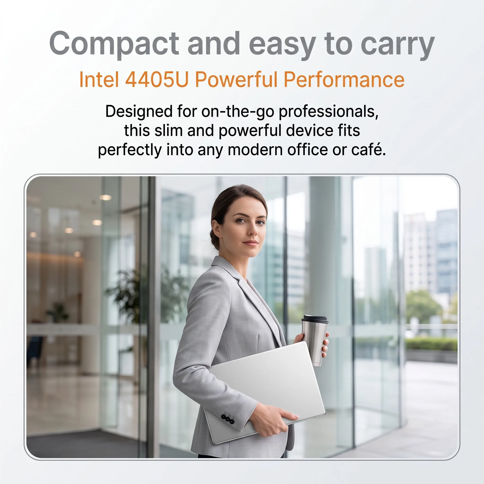 LENO New Ultra Slim Laptop 14.1" 16GB RAM 2TB SSD Intel 4405U Notebook Gamer 1920*1080 Display Office Study Computer PC Windows