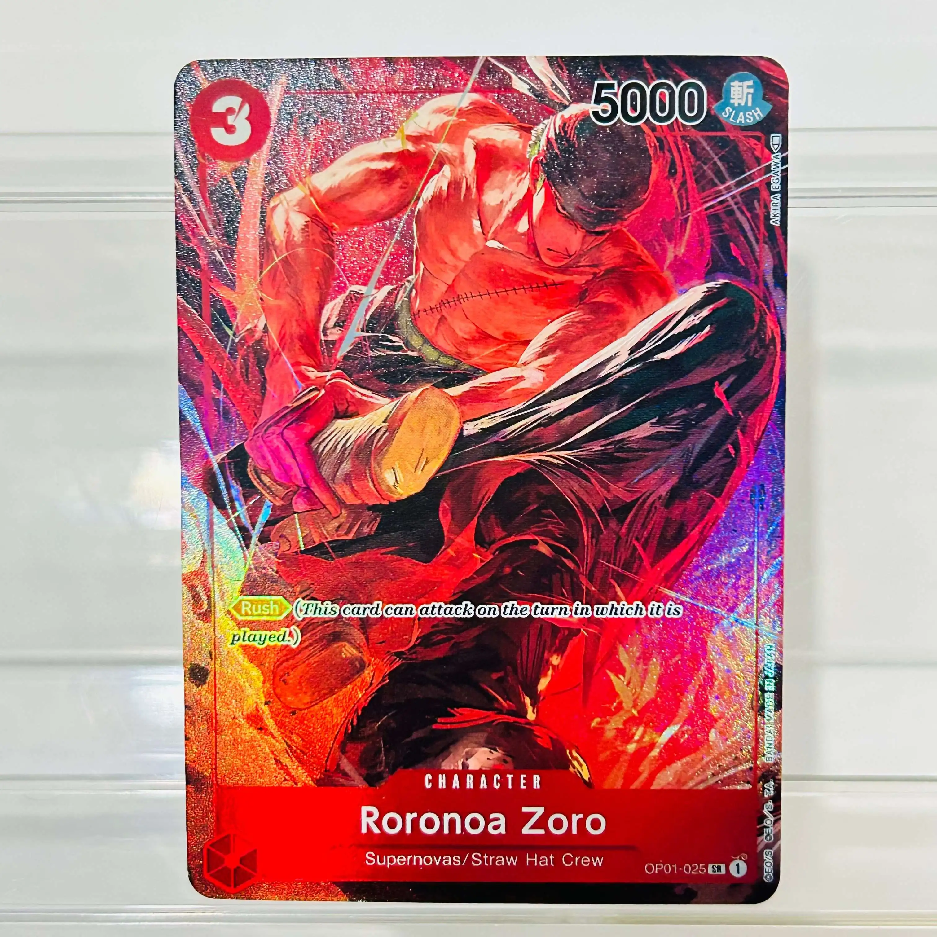 One Piece Nami OP01-016 R Card English Version Holographic Texture Cards Perfect Condition DIY Premium Anime Collection Card