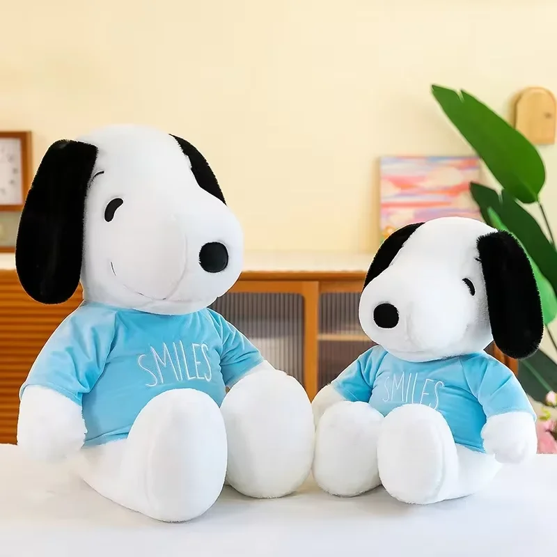 35cm Kawaii Snoopy Plush Toy White Dog Soft Pillow Stuffed Doll Cartoon Animal Birthday Gifts For Girlfriends Kids Decorate