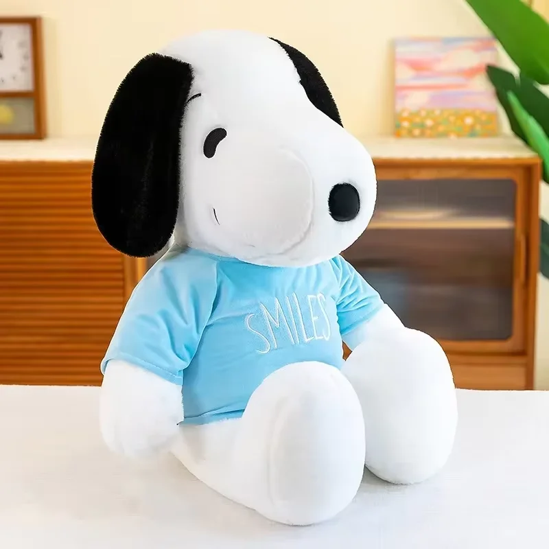 35cm Kawaii Snoopy Plush Toy White Dog Soft Pillow Stuffed Doll Cartoon Animal Birthday Gifts For Girlfriends Kids Decorate