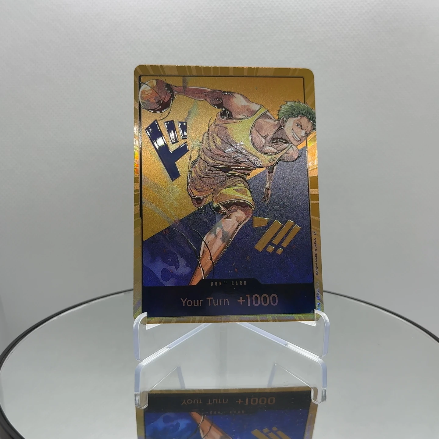 One Piece OPCG English Golden Holographic 3D Textured DON card Straw Hat Crew x Lakers DON card Anime Collectible Cards