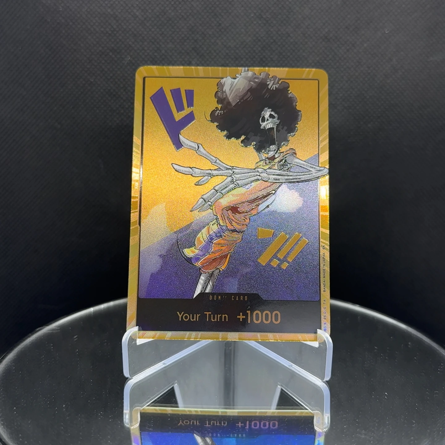 One Piece OPCG English Golden Holographic 3D Textured DON card Straw Hat Crew x Lakers DON card Anime Collectible Cards