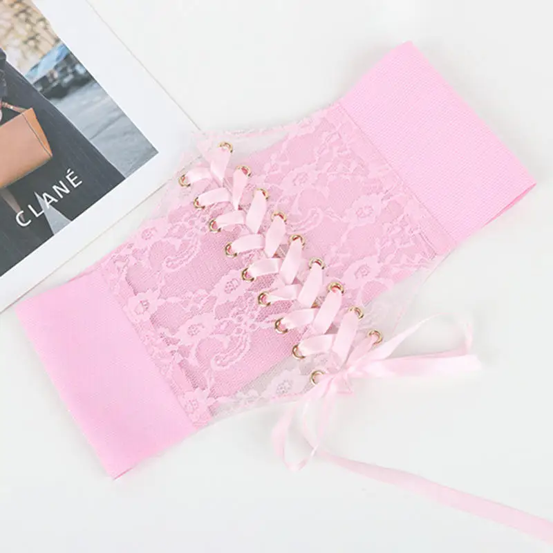 Fashionable Waistband Women's Lace-up Corset Belt, Retro Style For Ladies Suitable For Casual Wear And Special Occasions