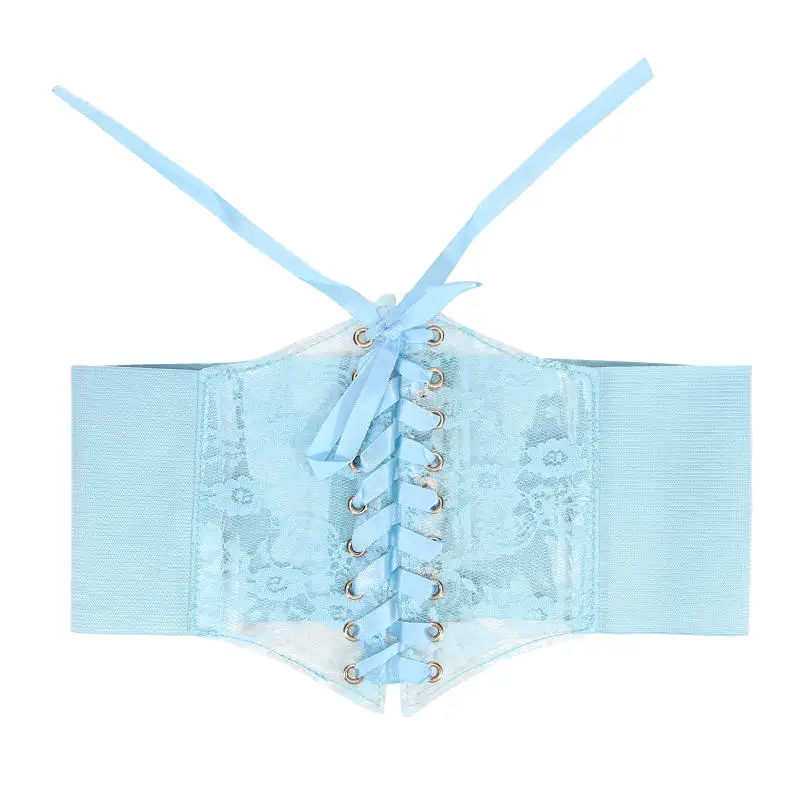 Fashionable Waistband Women's Lace-up Corset Belt, Retro Style For Ladies Suitable For Casual Wear And Special Occasions