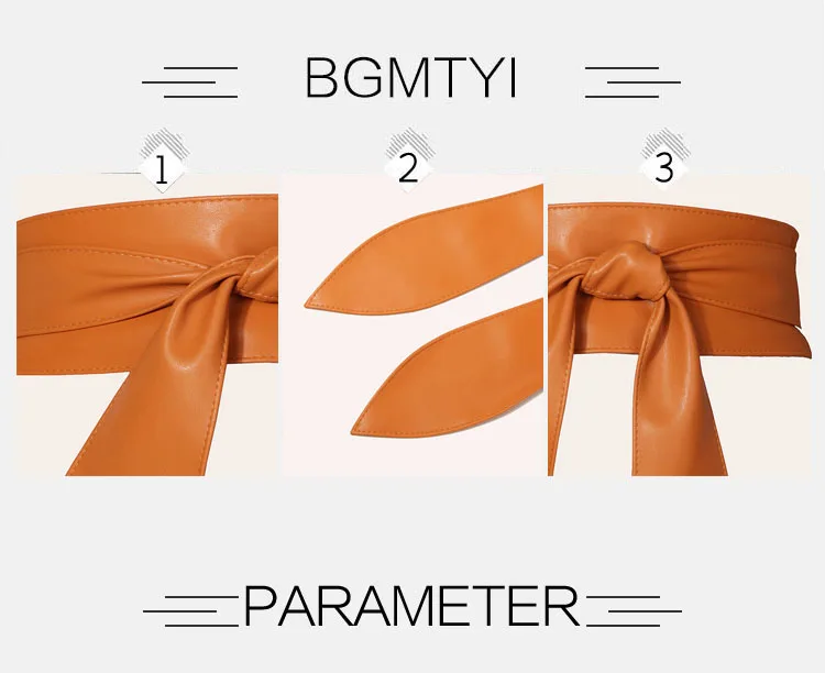New Women's Bow Wide Belt Fashion Corset Woman Decor Waistband High Quality Solid Color Girdles Ribbon Belts For Dresses YF1011