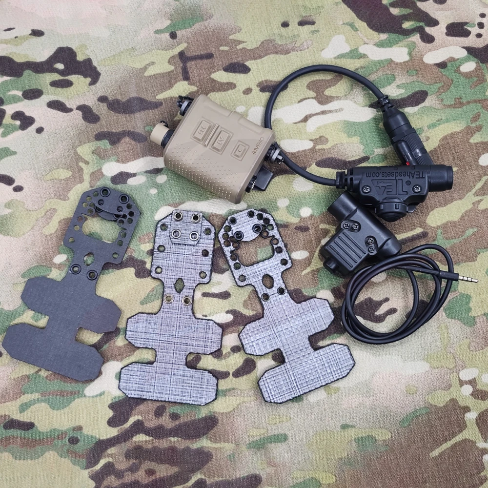 Tactical Vest Universal PTT Fixed Extension Board V60/U94 MOLLE Mounting Plate Imported