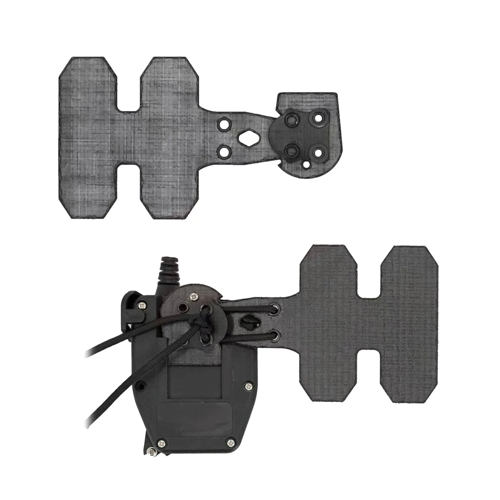 Tactical Vest Universal PTT Fixed Extension Board V60/U94 MOLLE Mounting Plate Imported
