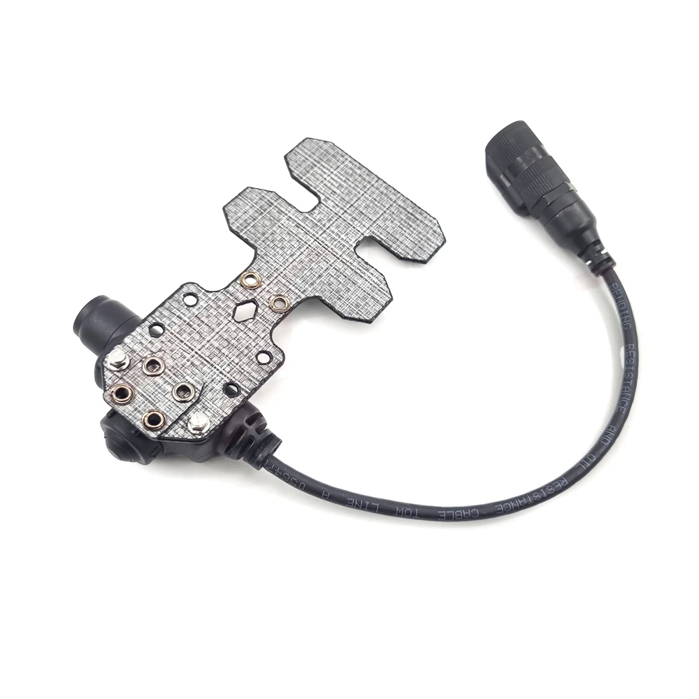Tactical Vest Universal PTT Fixed Extension Board V60/U94 MOLLE Mounting Plate Imported