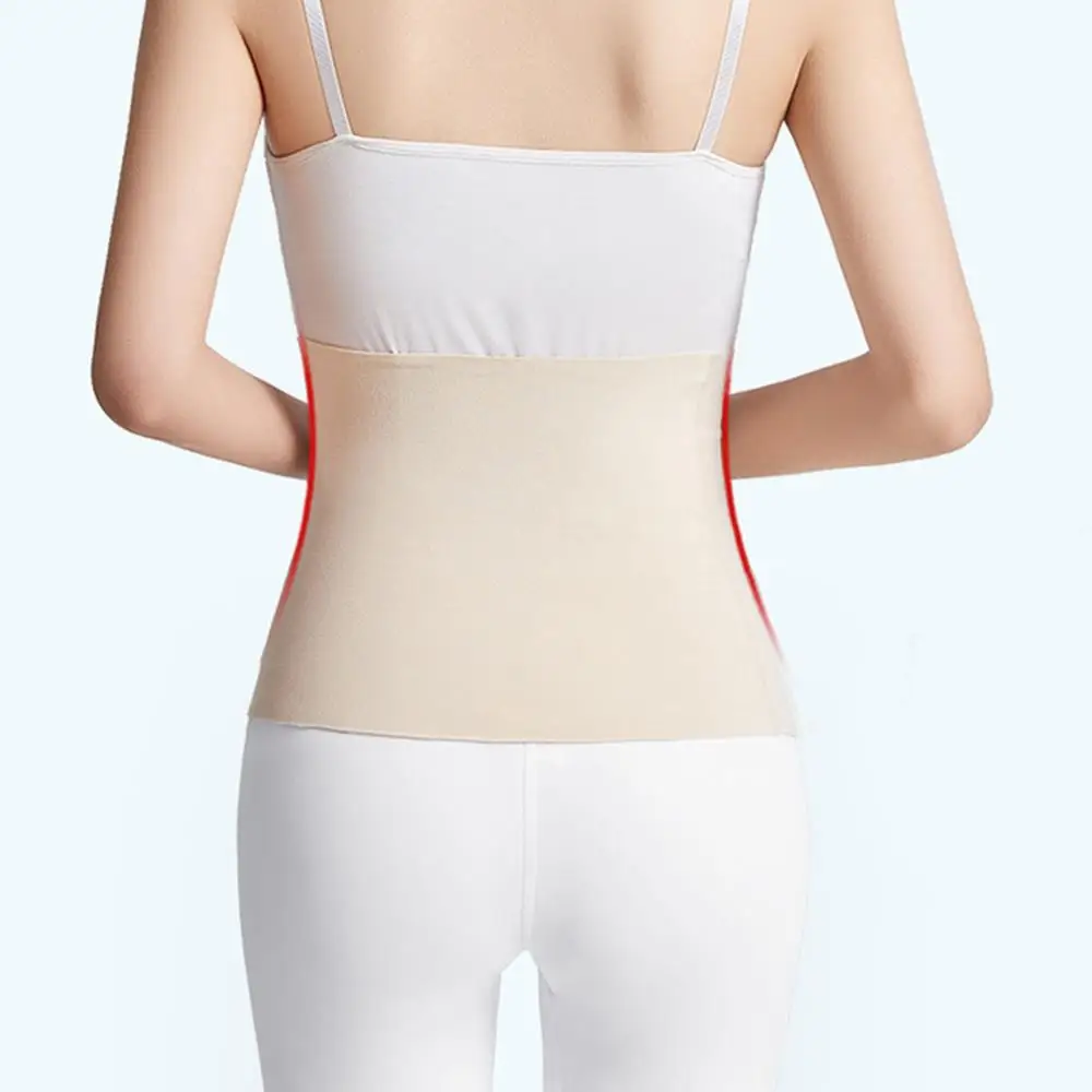 Pressure Warmer Inner Wear Waist Support Waist Protector Autumn Winter Warm Women Abdomen Back Elastic Thermal Belly Protector
