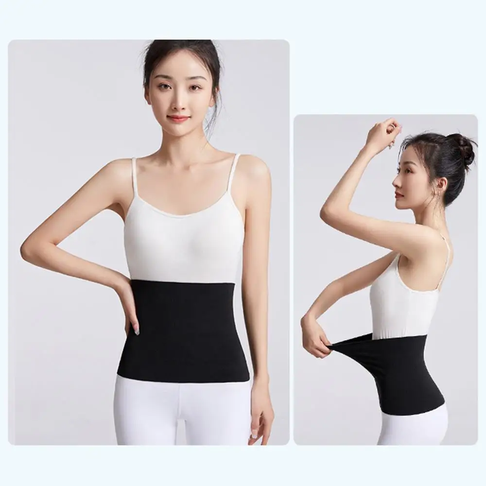 Pressure Warmer Inner Wear Waist Support Waist Protector Autumn Winter Warm Women Abdomen Back Elastic Thermal Belly Protector
