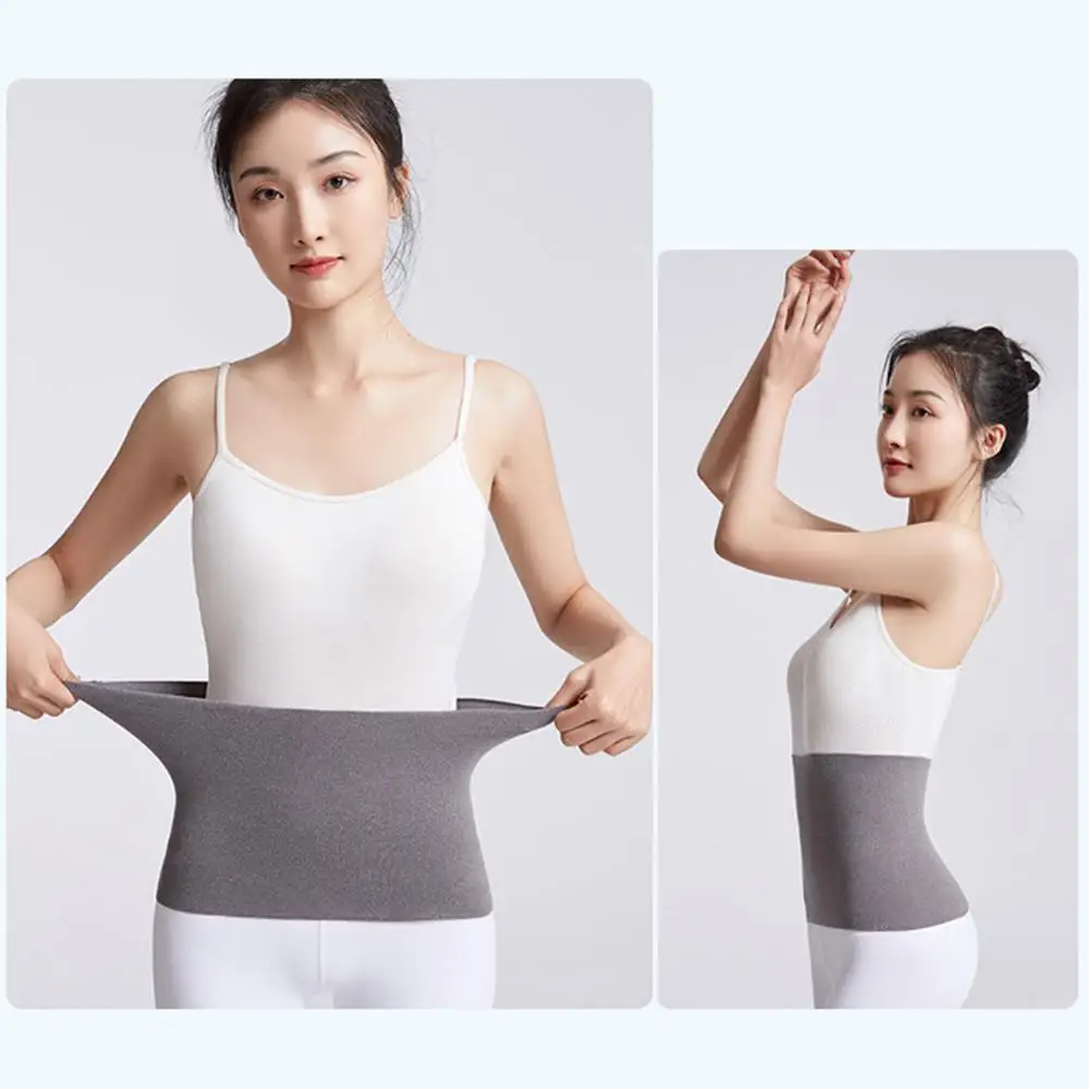 Pressure Warmer Inner Wear Waist Support Waist Protector Autumn Winter Warm Women Abdomen Back Elastic Thermal Belly Protector