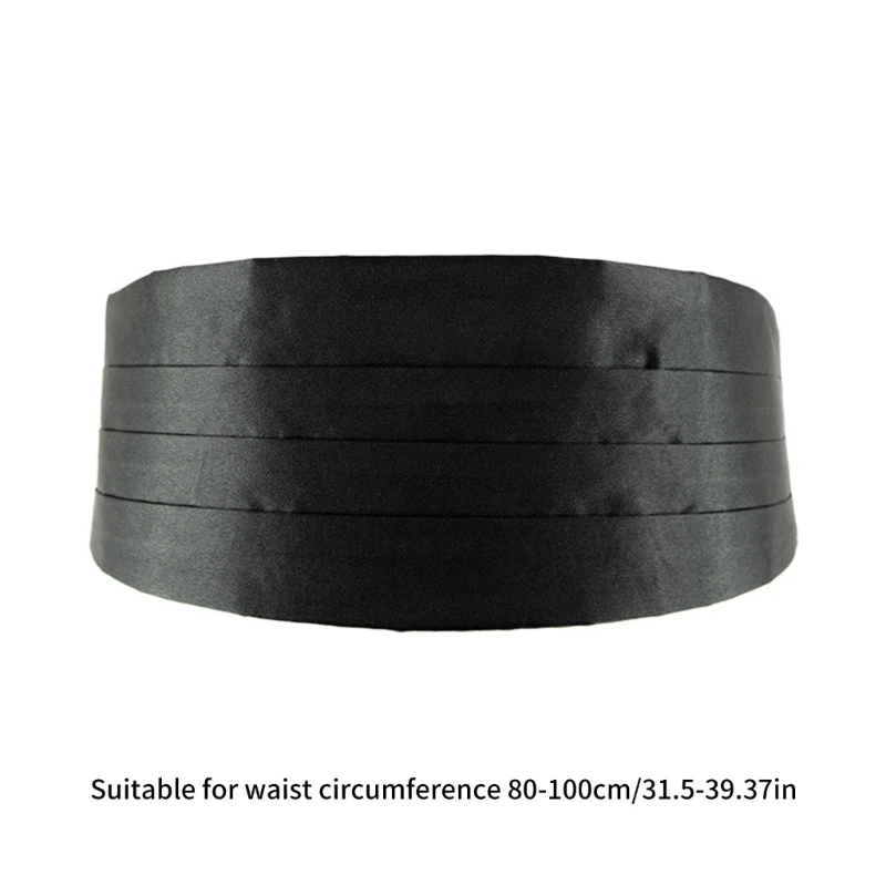 Fashion Men Cummerbund for Tuxedos Suits and Making Fashion Statement at Any Occasion Your Stylish Costume H9ED