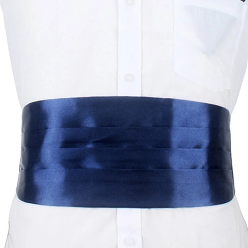 Fashion Men Cummerbund for Tuxedos Suits and Making Fashion Statement at Any Occasion Your Stylish Costume H9ED