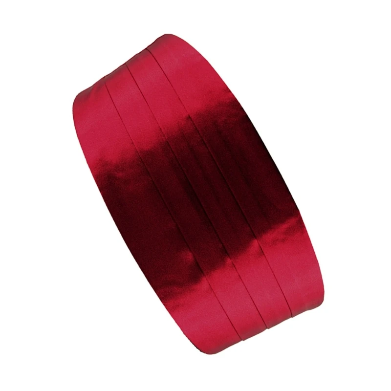 Fashion Men Cummerbund for Tuxedos Suits and Making Fashion Statement at Any Occasion Your Stylish Costume H9ED