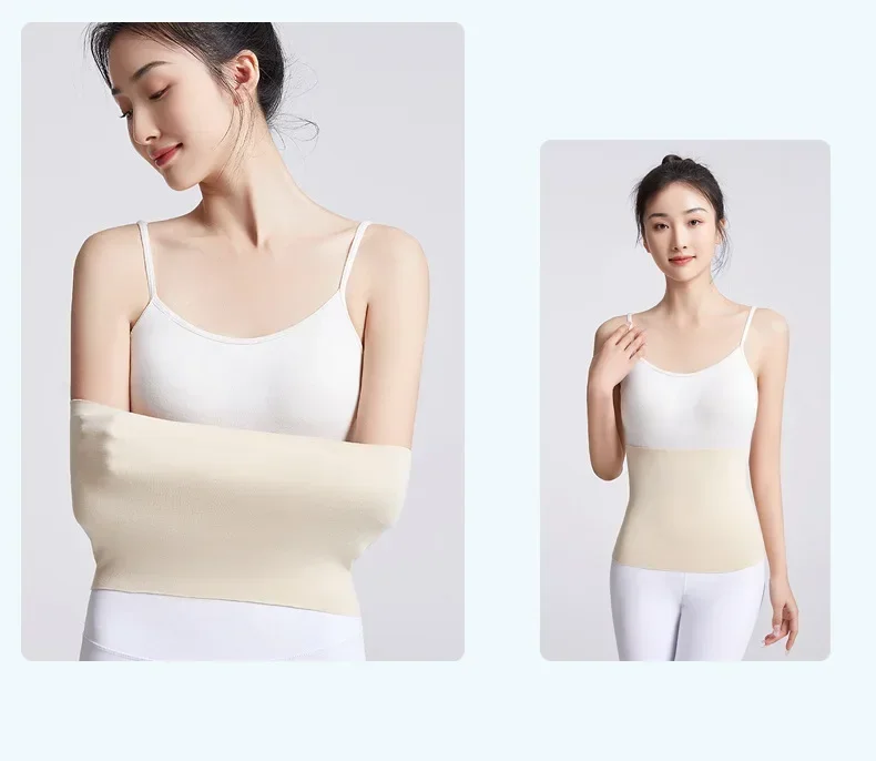 Elastic Cotton Cloth Unisex Thermal Waist Support Abdomen Back Pressure Warmer Inner Wear Winter Cummerbund Stoma Bag Support
