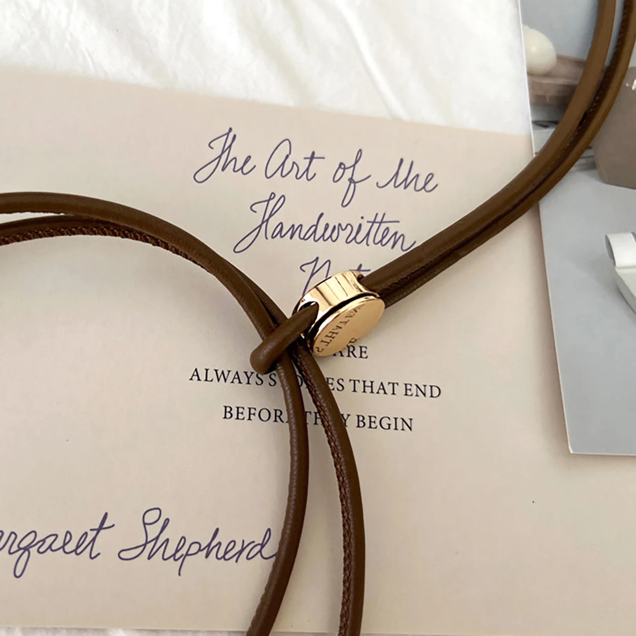 Women Knot Rope Belt PU Leather Thin Long Belts For Female Sweater Coat Decorative Waistband
