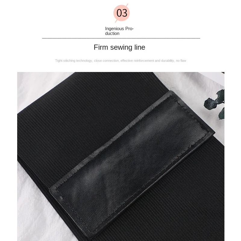 Women's Corset Belt Gothic Fashion PU Leather Female Lace-up Corset Belts Slimming Waist Vintage Corset Black Wide Belt for Girl