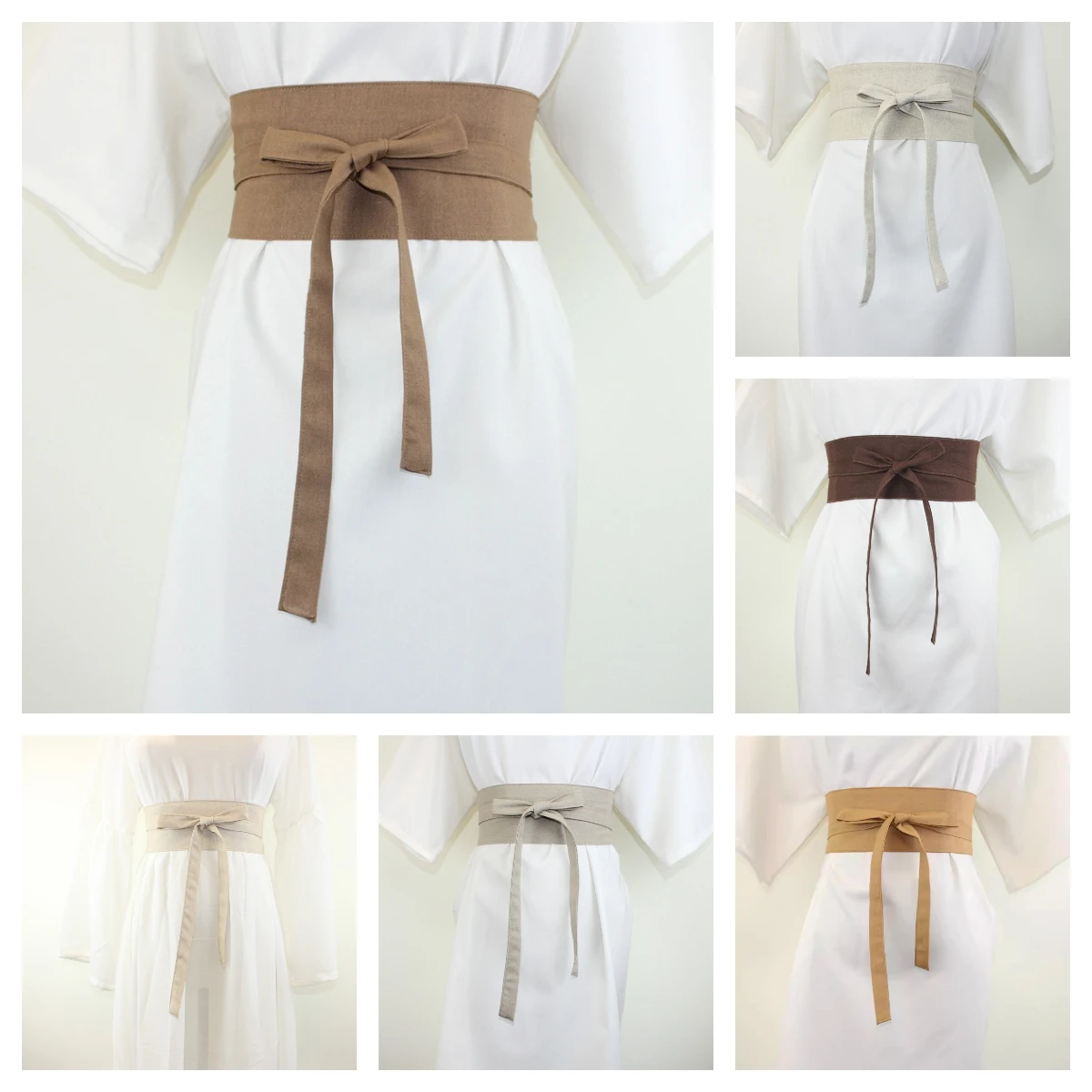 Cotton Linen Hanfu Belt Waistband Women Kimono Obi Hanfu Dress Decor Waist Belt Cosplay Accessories