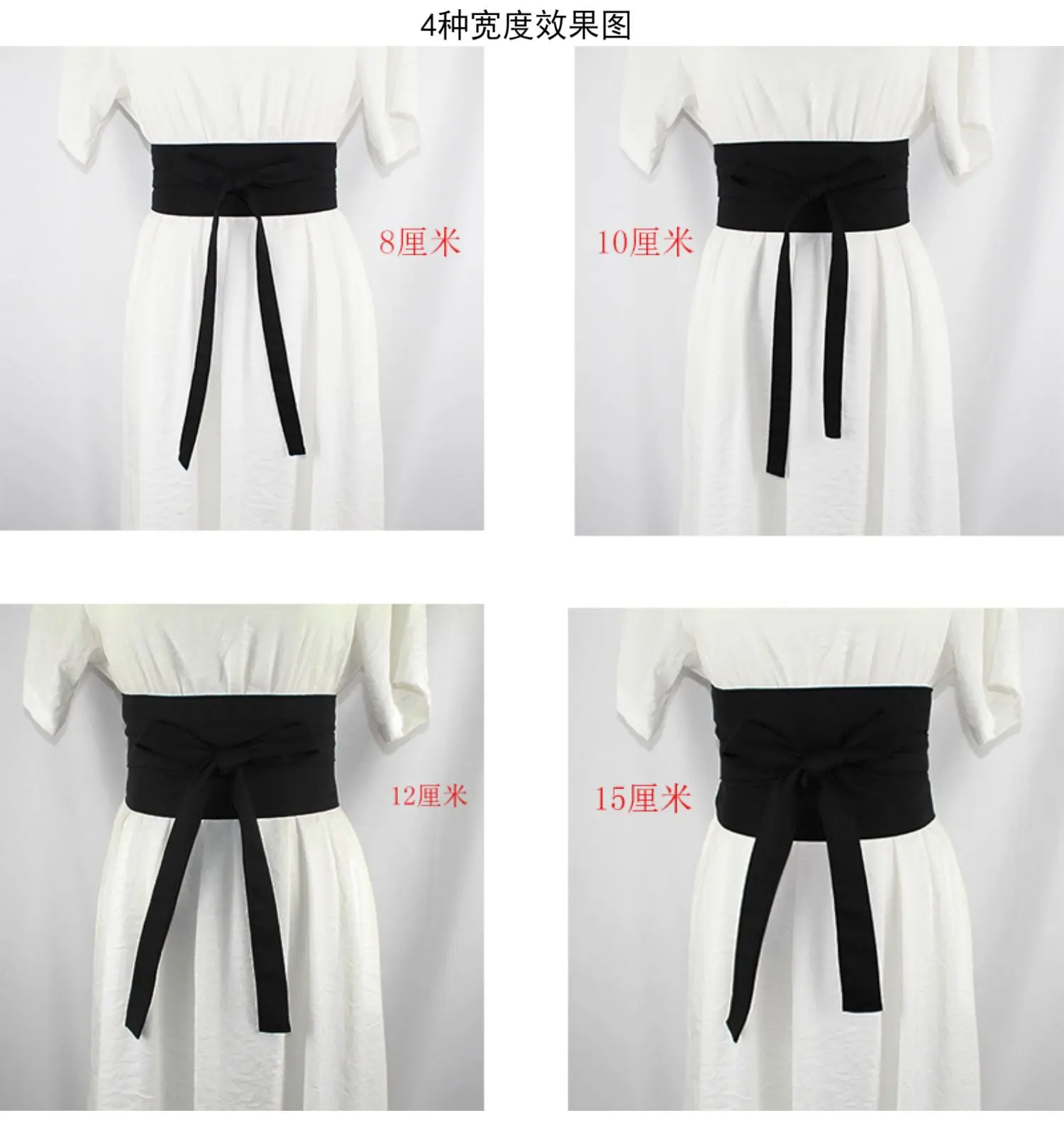 Cotton Linen Hanfu Belt Waistband Women Kimono Obi Hanfu Dress Decor Waist Belt Cosplay Accessories