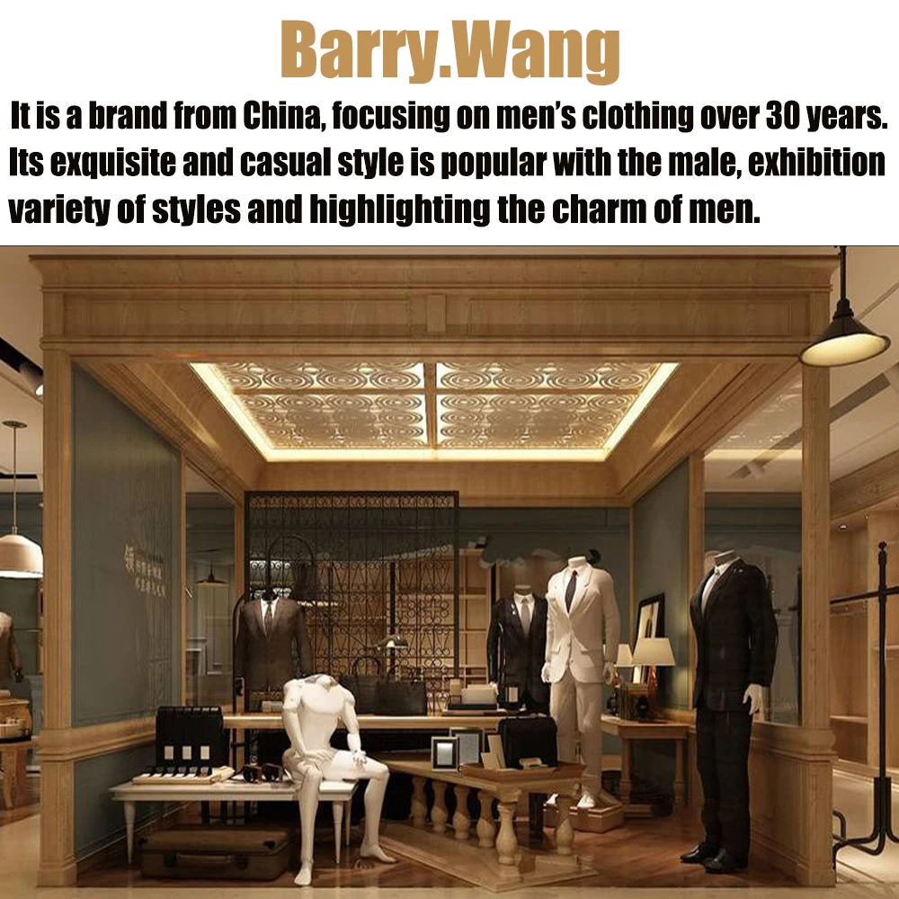 Barry.Wang Champagne Cummerbund Men Silk Floral Jacquard Bowtie Pocket Square Cufflinks Sets Wedding Party Gifts Designer 1037