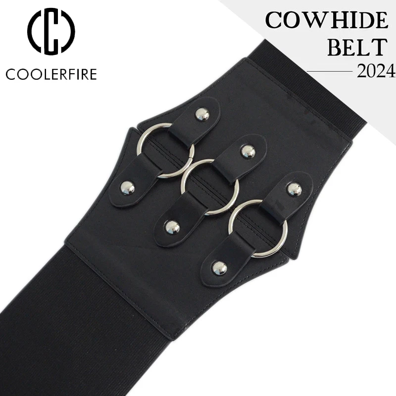 PU Leather Corset Belt, Elastic High-Waisted Girdle for Women, Slimming Body Shaper, Versatile Daily Wear Bustier Bandage