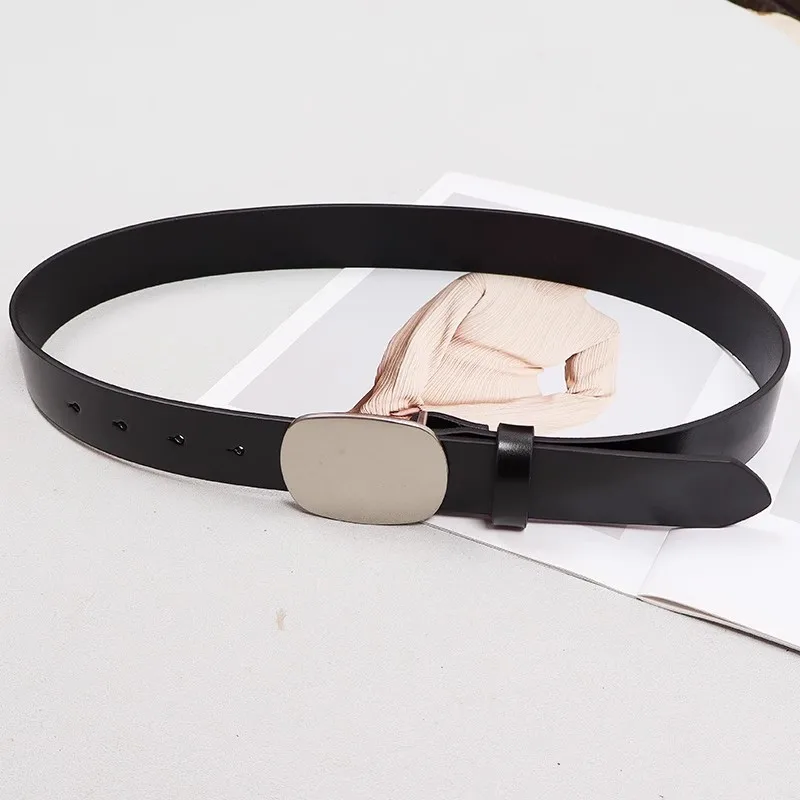 Women's Runway Fashion Genuine Leather Cummerbunds Female Dress Corsets Waistband Belts Decoration Wide Belt R1085