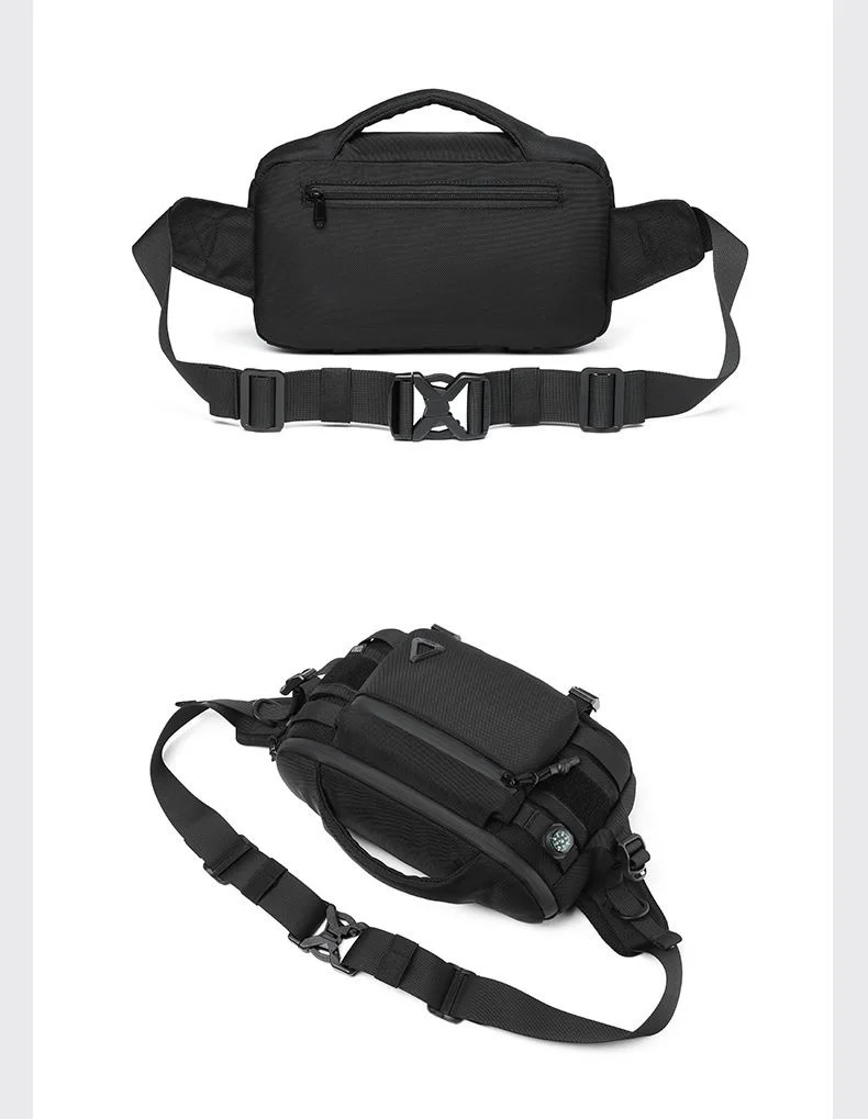 OZUKO Men's Waist Pack Outdoor Multi-functional Tactical Sports Waterproof Men's Senior Chest Bag Crossbody Bag