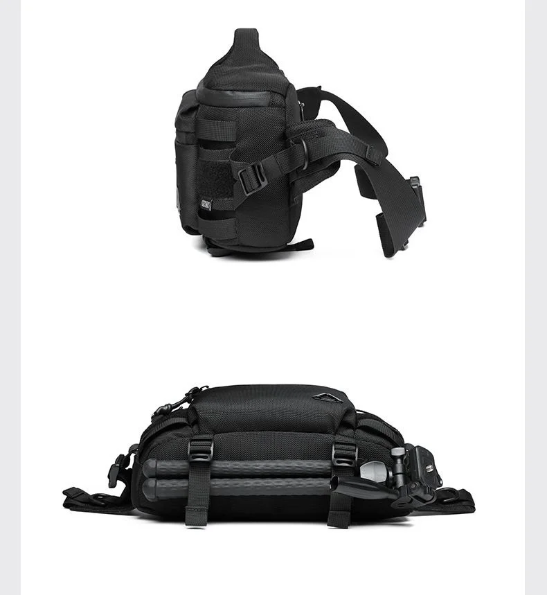 OZUKO Men's Waist Pack Outdoor Multi-functional Tactical Sports Waterproof Men's Senior Chest Bag Crossbody Bag