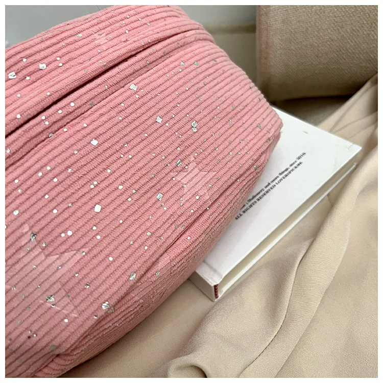 New Trendy and Minimalist Sports Casual Wind Lamp Core Velvet Waist Bag Solid Color Large Capacity Shoulder Bag Chest Bag