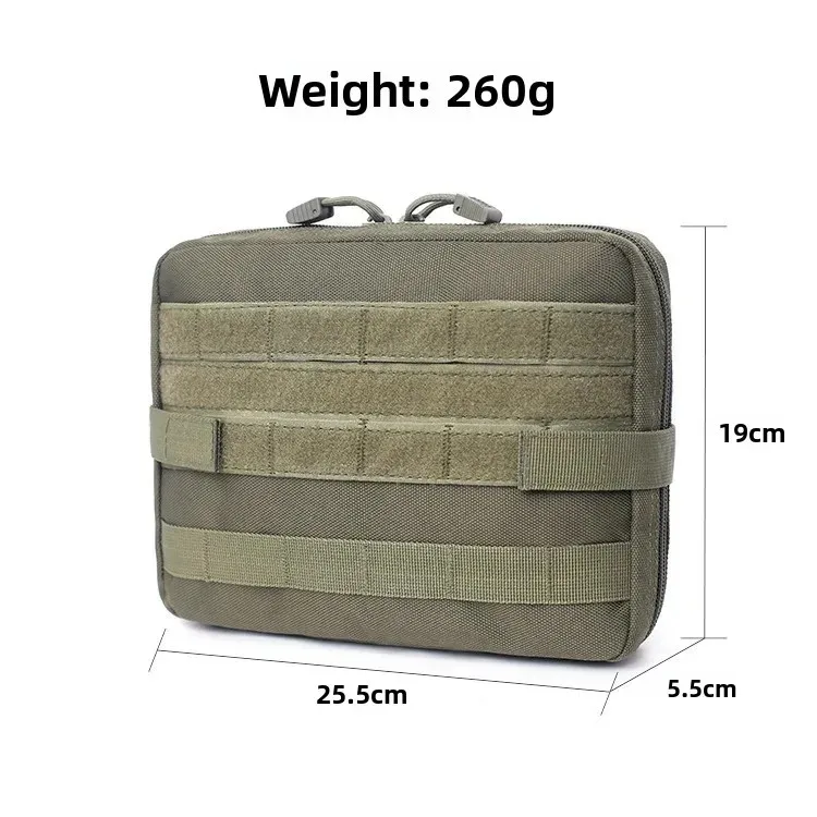 Tactical MOLLE Multi-Function Management Bag EDC Medical Kit Attachment Small Gear Tool Organizer for Hiking, Hunting, Fishing a