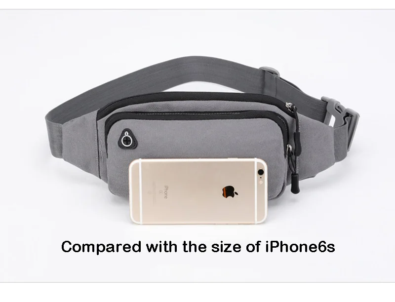 Nylon Waterproof Fanny Waist Bag Pack For Men Women Belt Pouch Male Belly Banana Ladies Bum Hip Kangaroo Sports Running Waistbag