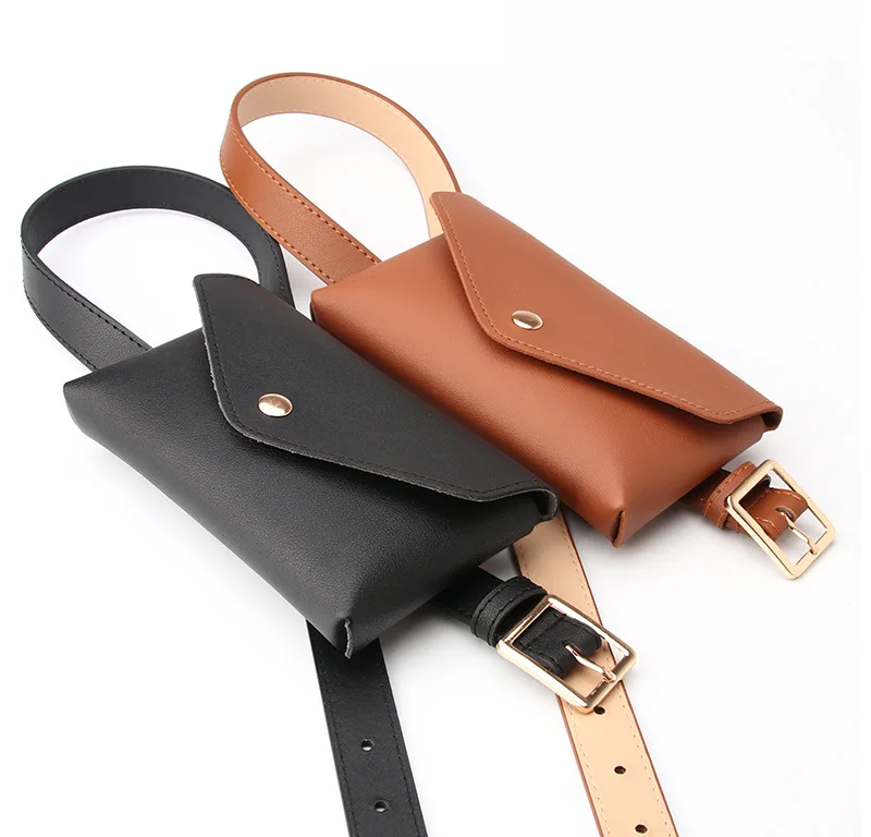 Small Fanny Waist Bag Pack For Women Mobile Phone Mini Belt Wallet Purse Pouch Belly Banana Ladies Kangaroo Bum Hip Side Bolsas