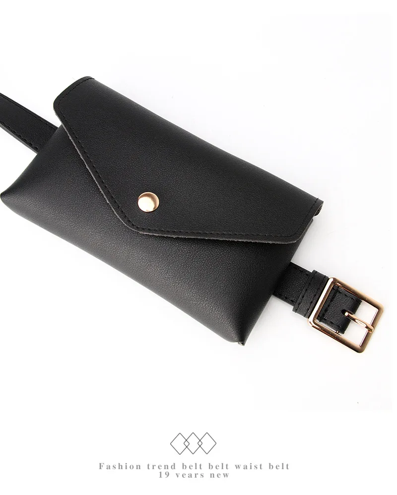 Small Fanny Waist Bag Pack For Women Mobile Phone Mini Belt Wallet Purse Pouch Belly Banana Ladies Kangaroo Bum Hip Side Bolsas