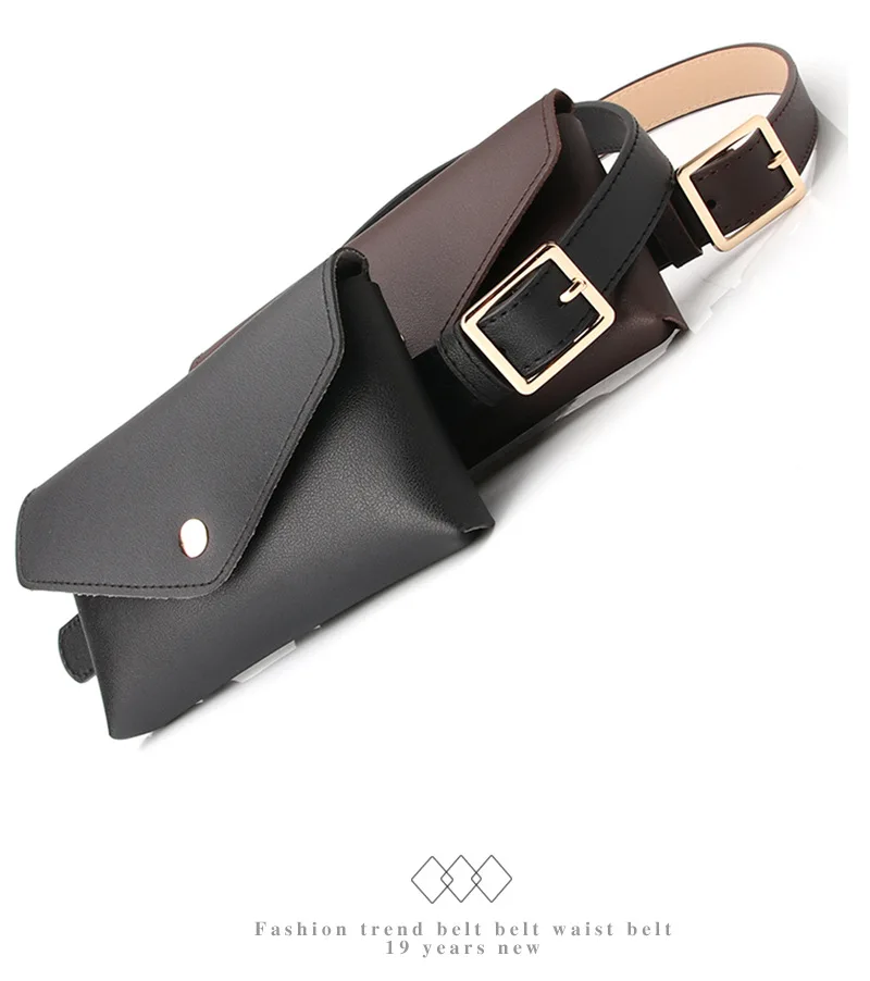Small Fanny Waist Bag Pack For Women Mobile Phone Mini Belt Wallet Purse Pouch Belly Banana Ladies Kangaroo Bum Hip Side Bolsas