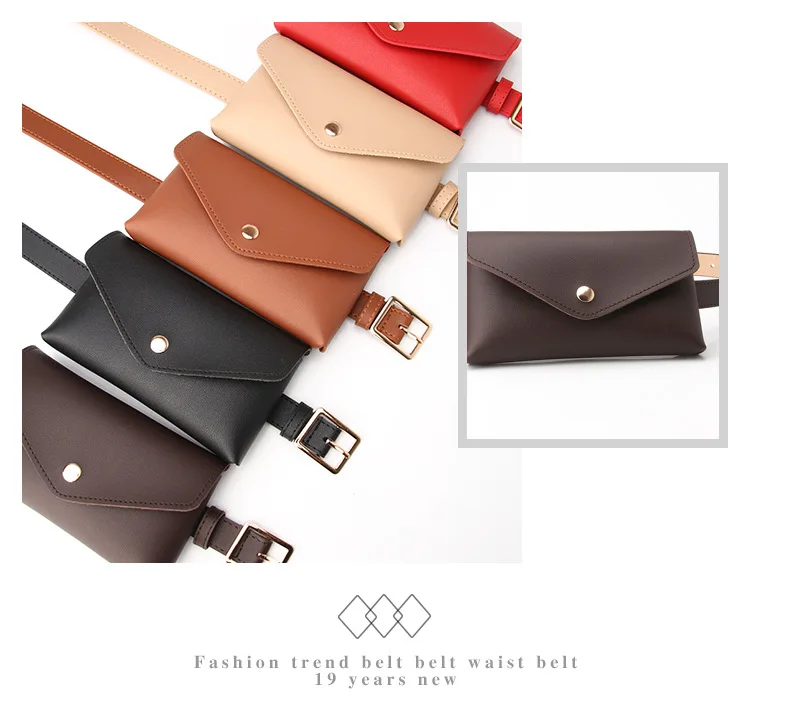 Small Fanny Waist Bag Pack For Women Mobile Phone Mini Belt Wallet Purse Pouch Belly Banana Ladies Kangaroo Bum Hip Side Bolsas