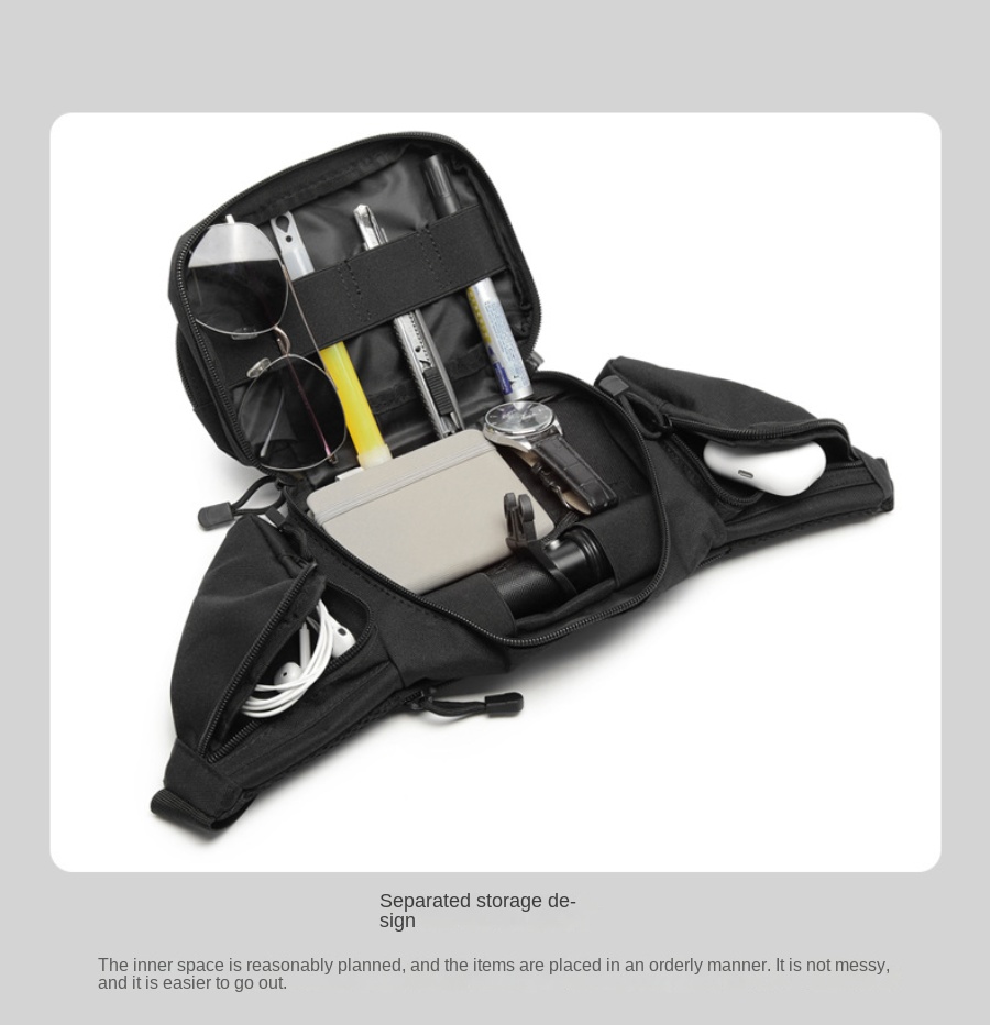 Outdoor Hiking  Waist Bag Running Sports Functional Bag Cycling Bag Bum Bag Multi-functional Tool Shoulder Tactical Waist Pack