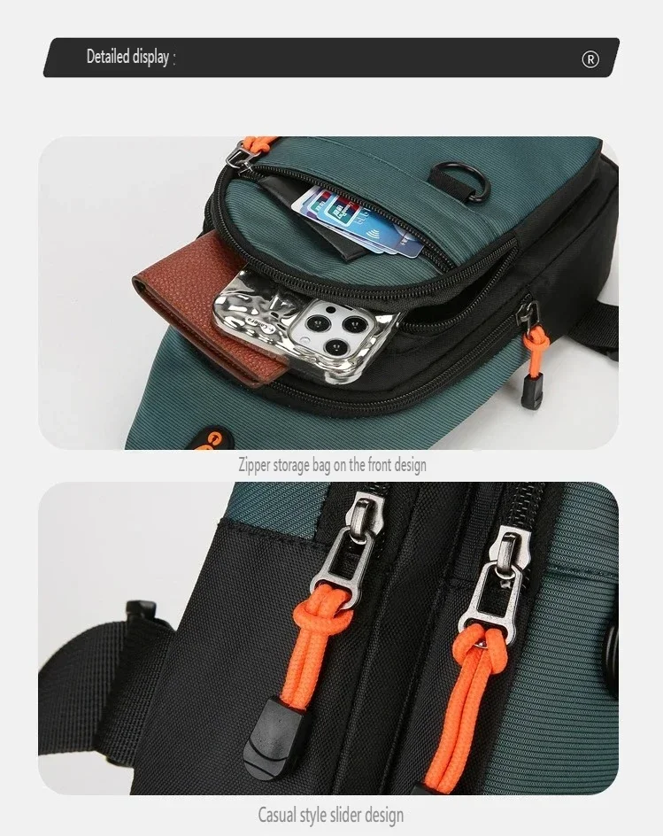 Men Multifunction Anti Theft USB Shoulder Bag Man Crossbody Cross Body Travel Sling Chest Bags Pack Messenger Pack