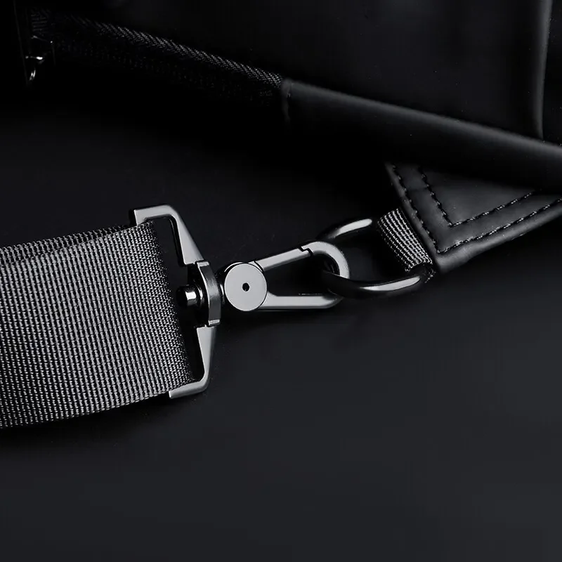 Men Multifunction Anti Theft USB Shoulder Bag Man Crossbody Cross Body Travel Sling Chest Bags Pack Messenger Pack