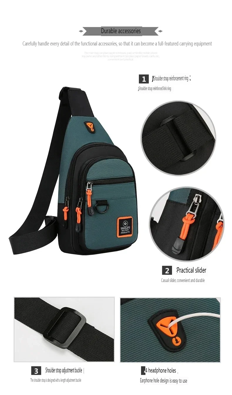 Men Multifunction Anti Theft USB Shoulder Bag Man Crossbody Cross Body Travel Sling Chest Bags Pack Messenger Pack