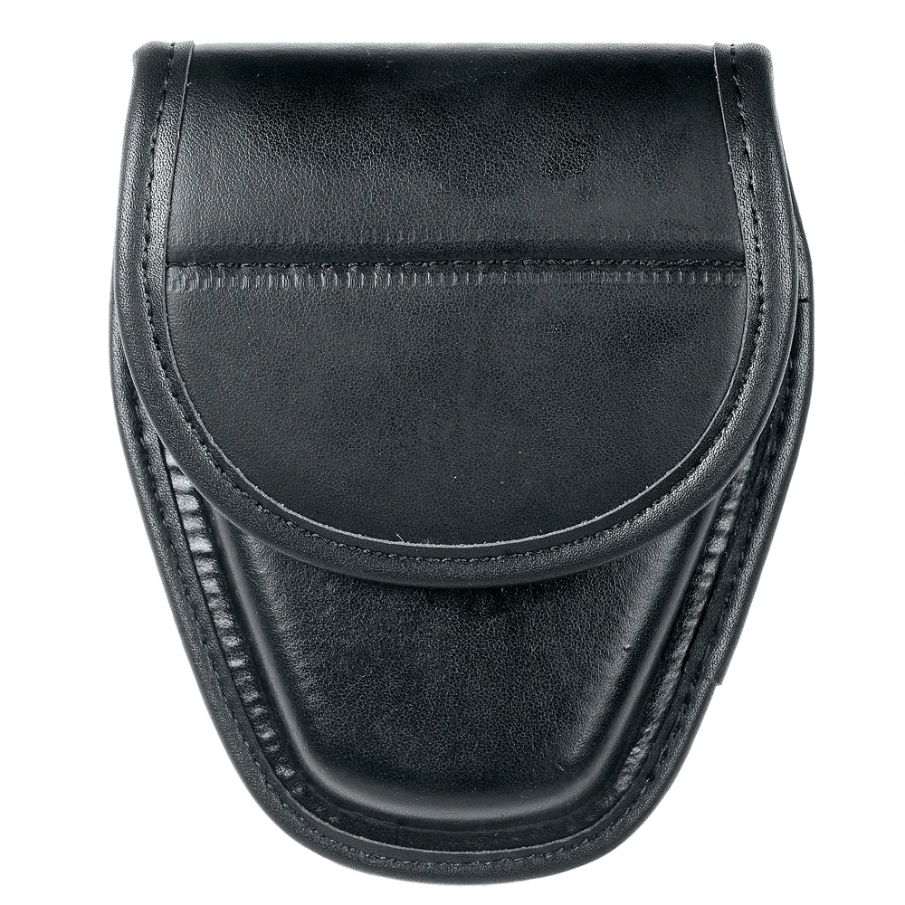 Handcuff Pouch Cop Sheriff Police Law Enforcement Military Standard Handcuff Holder with Secure Snap Closure(1680D Black Nylon