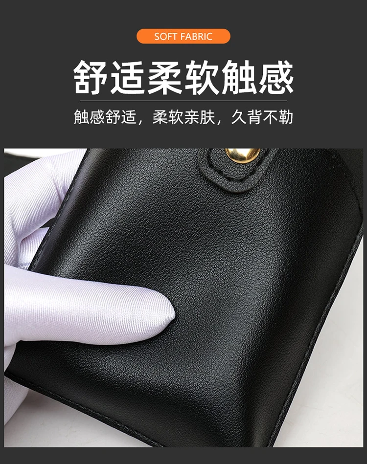 Luxury Designer Men Belt Bags Women Phone Bag High Quality Soft PU Leather Unisex Fanny Bag Waist Pack Men Bag With Key Buckle