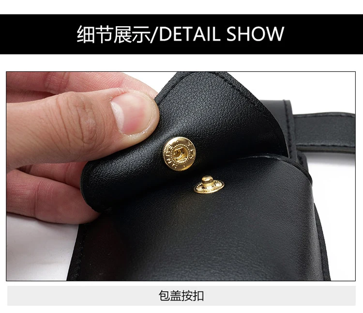 Luxury Designer Men Belt Bags Women Phone Bag High Quality Soft PU Leather Unisex Fanny Bag Waist Pack Men Bag With Key Buckle