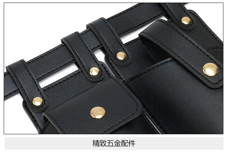 Luxury Designer Men Belt Bags Women Phone Bag High Quality Soft PU Leather Unisex Fanny Bag Waist Pack Men Bag With Key Buckle