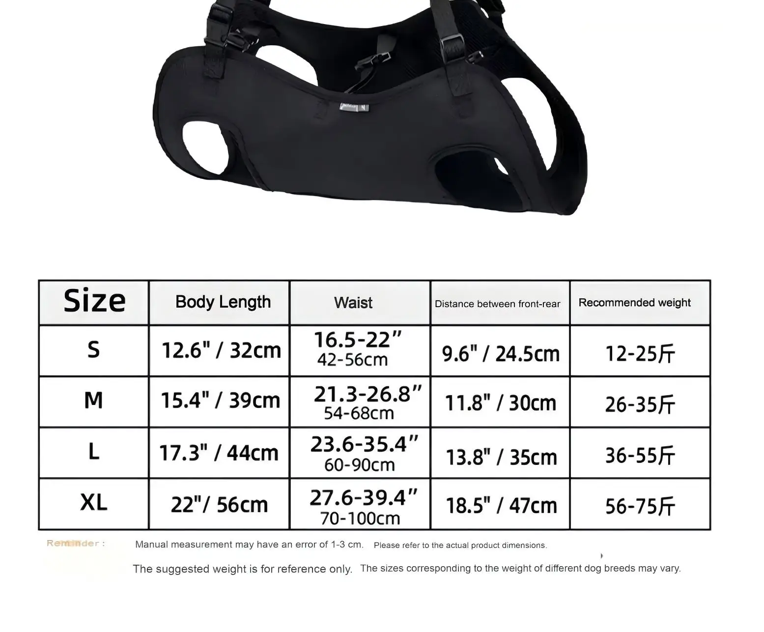 Dog Stair Assistance Leash, Elderly Dog Support Sling, Adjustable Pet Lift Vest, Large Dog Stair Climbing Aid Harness