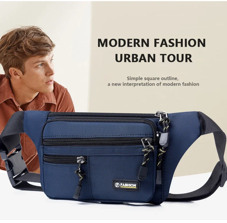 Outdoor leisure wear-resistant cell phone coin purse fashion sports invisible belt anti-theft belt bag opening season gift bag