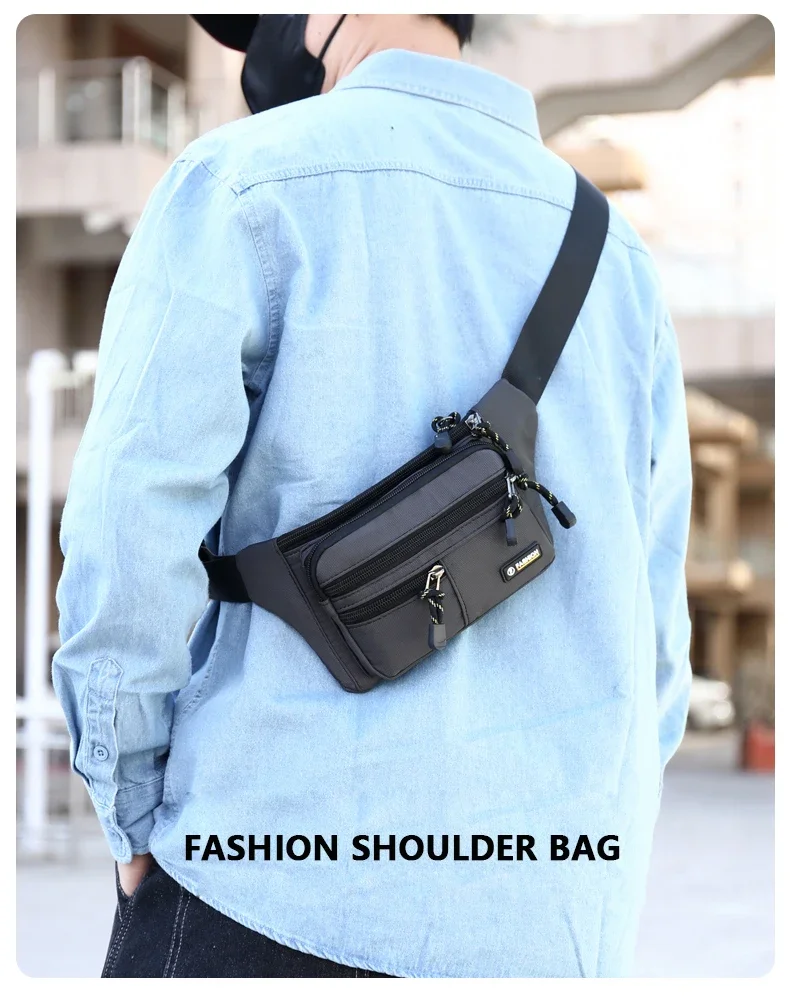 Outdoor leisure wear-resistant cell phone coin purse fashion sports invisible belt anti-theft belt bag opening season gift bag