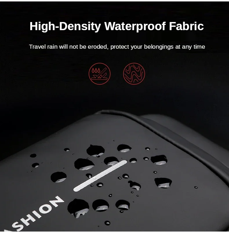 2025 Large Capacity Brand Waist Packs Bag Men Crossbody Bag PU Leather Anti-Theft Shoulder Bag Multifunctional Unisex Chest Bag